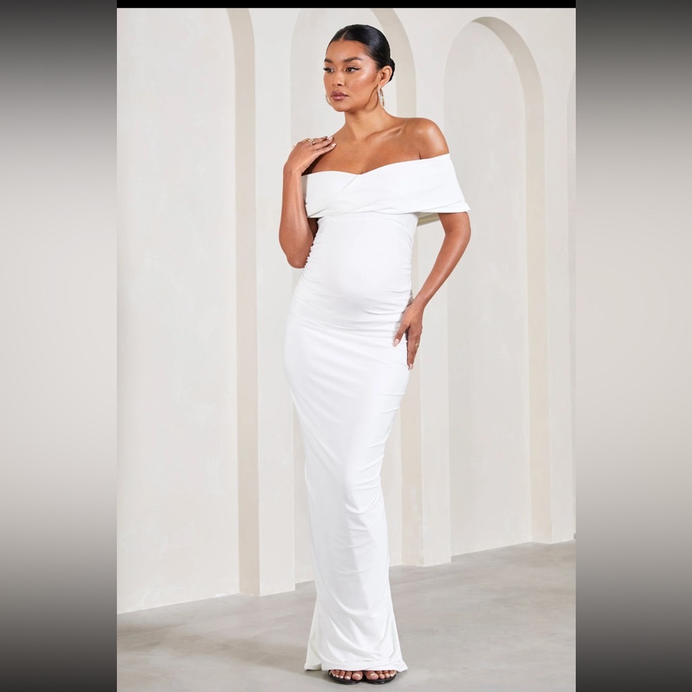 White dress- maternity friendly